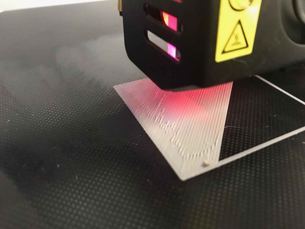 Printing making blobs on first layer